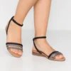 Anna Field Sandalen - Black/Silver