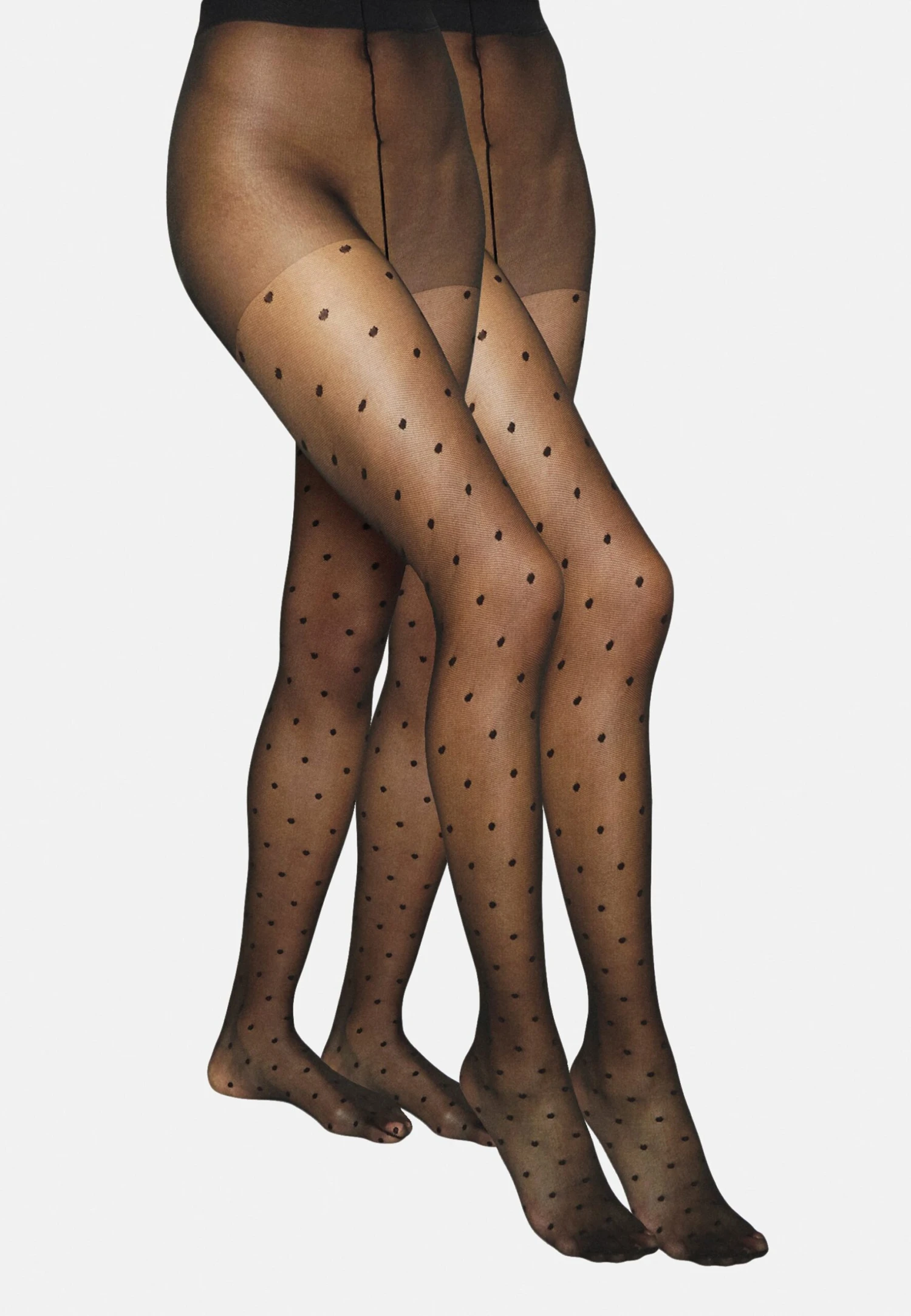 Anna Field 20 DenPolka Dots Tights - Panty - Black 2 Anna Field 20 DenPolka Dots Tights - Panty - Black - Afbeelding 2