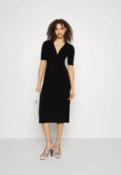 Center Front Knot Low Midi Dress - Jurk - Black -Anna Field 2d8c3c73638a416cb90631543f54cbeb