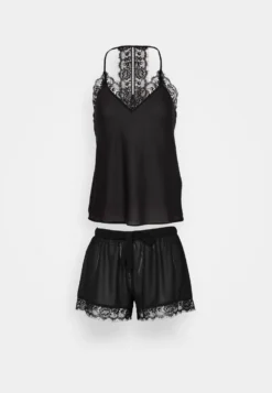 Anna Field Mia Chiffon Pj Set - Pyjama - Black -Anna Field 43c28b5307b946e09237c4c8fb895528 scaled