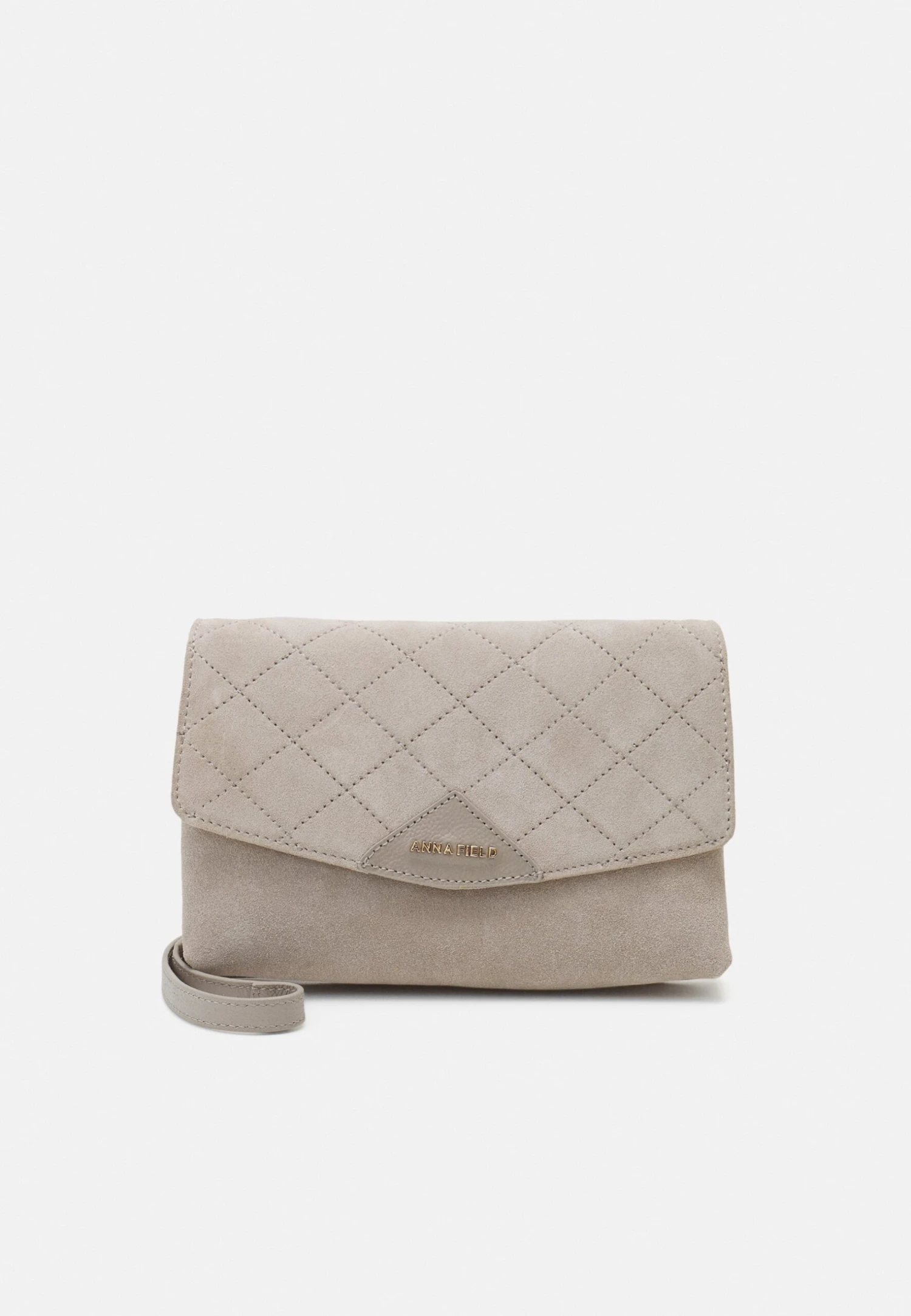 Anna Field Leather - Clutch - Taupe 1 Anna Field Leather - Clutch - Taupe
