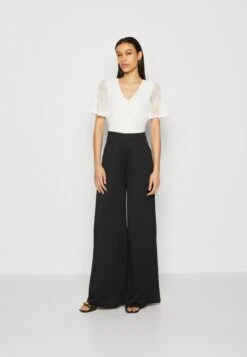 Anna Field Jumpsuit - White/Black