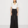 Anna Field Jumpsuit - White/Black