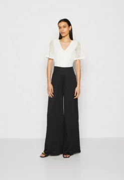 Anna Field Jumpsuit - White/Black