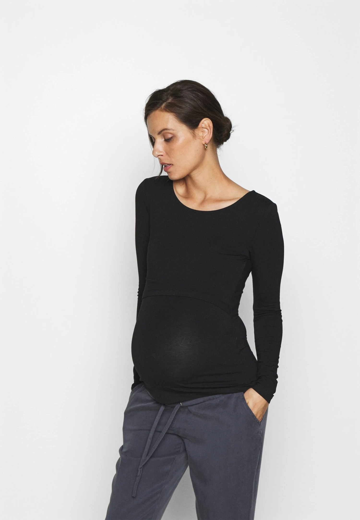 Nursing Function Longsleeve Tee - Longsleeve - Black 1 Nursing Function Longsleeve Tee - Longsleeve - Black
