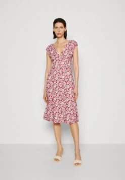 Anna Field Jerseyjurk - Brown/Beige/Pink