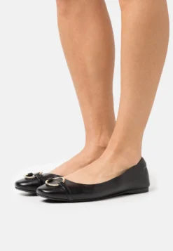 Anna Field Leather - Ballerina'S - Black