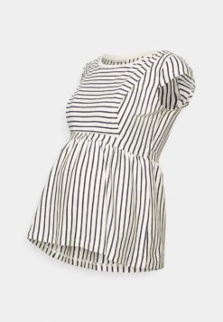 Maternity Baby Doll Nursing Tee- T-Shirt Print -Dark Blue/Off-White -Anna Field 6b8054cd573d4137ad196275941c10ea scaled