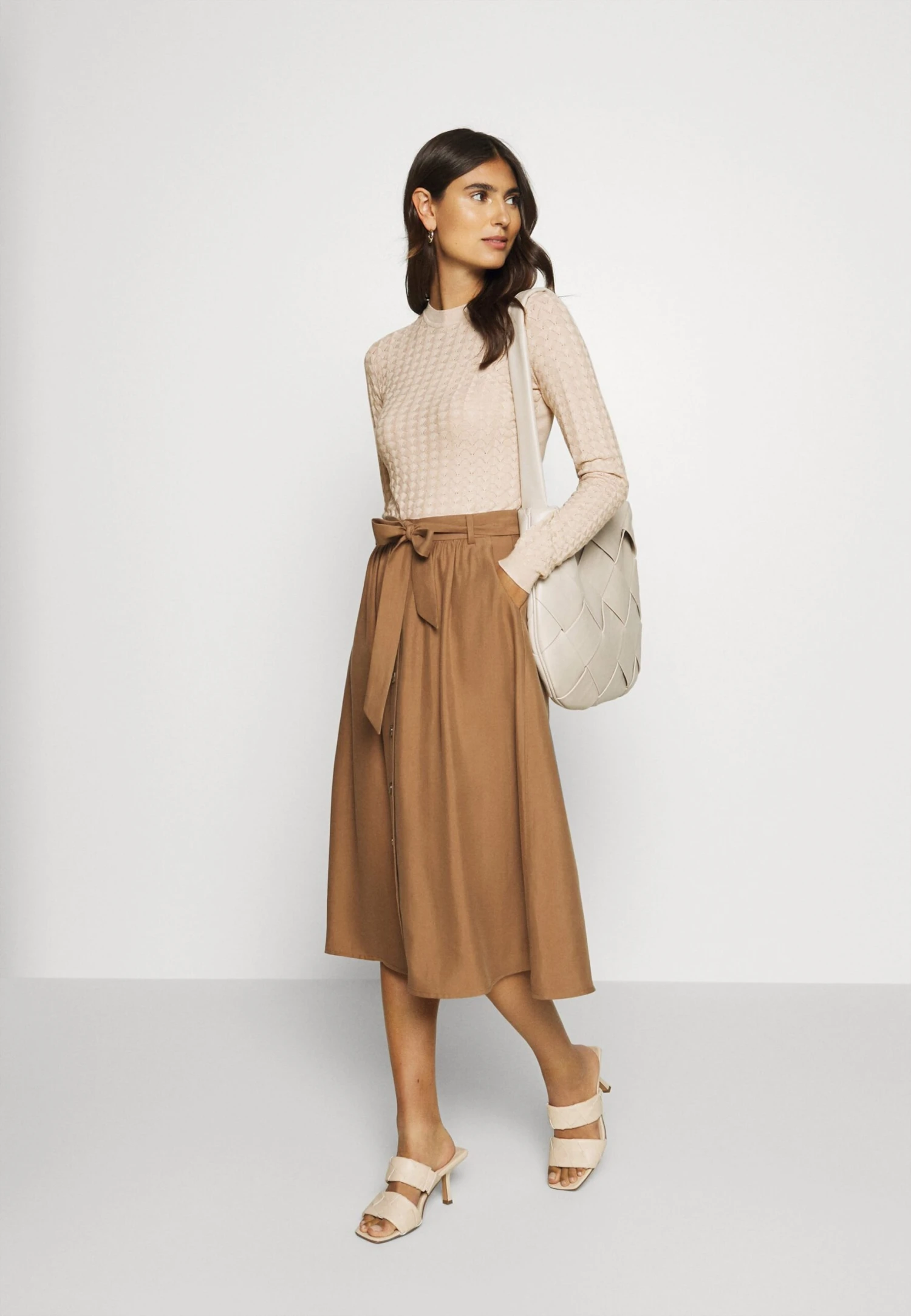 Anna Field Trui - Light Tan Melange 2 Anna Field Trui - Light Tan Melange - Afbeelding 2