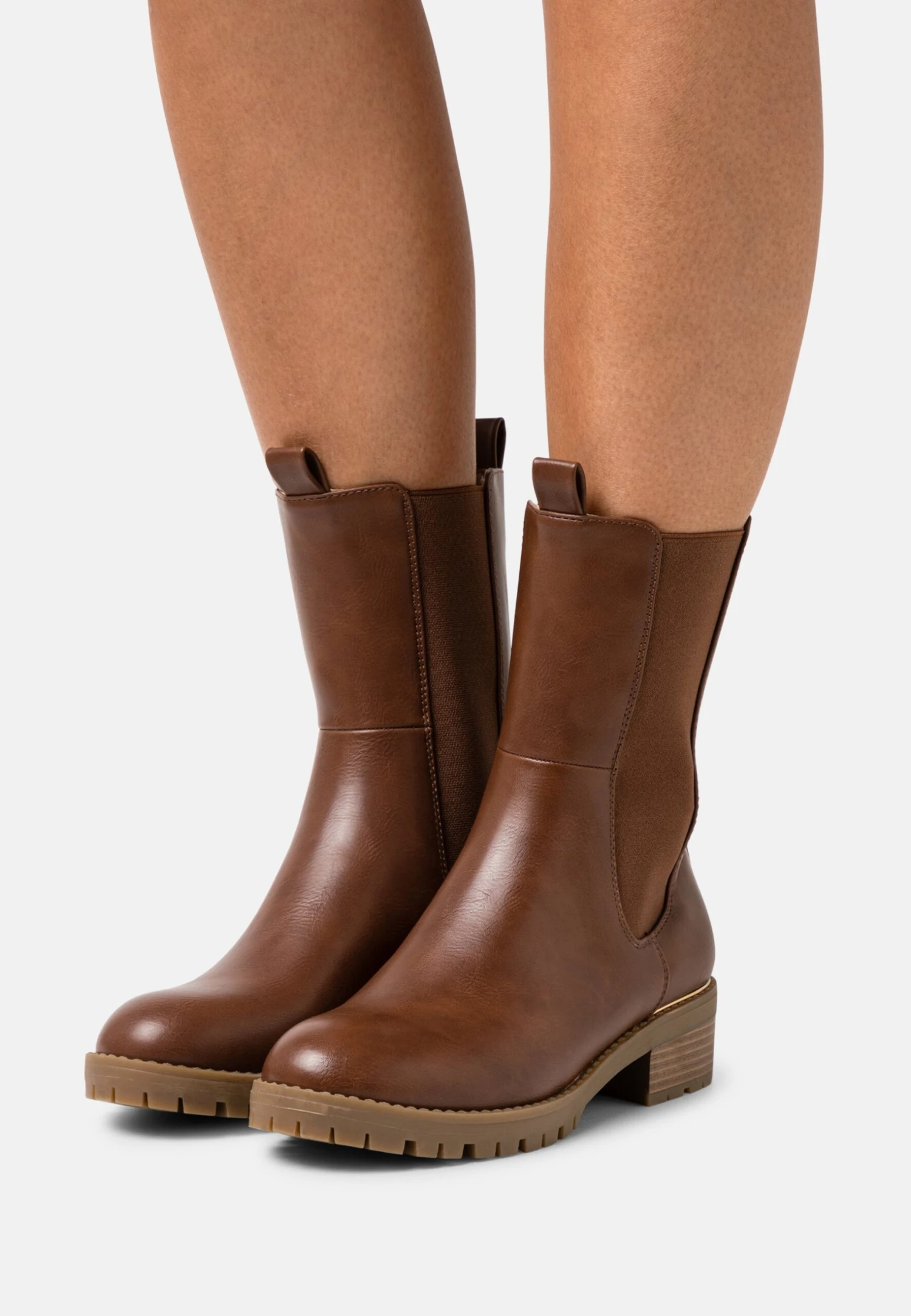 Korte Laarzen - Cognac 1 Korte Laarzen - Cognac