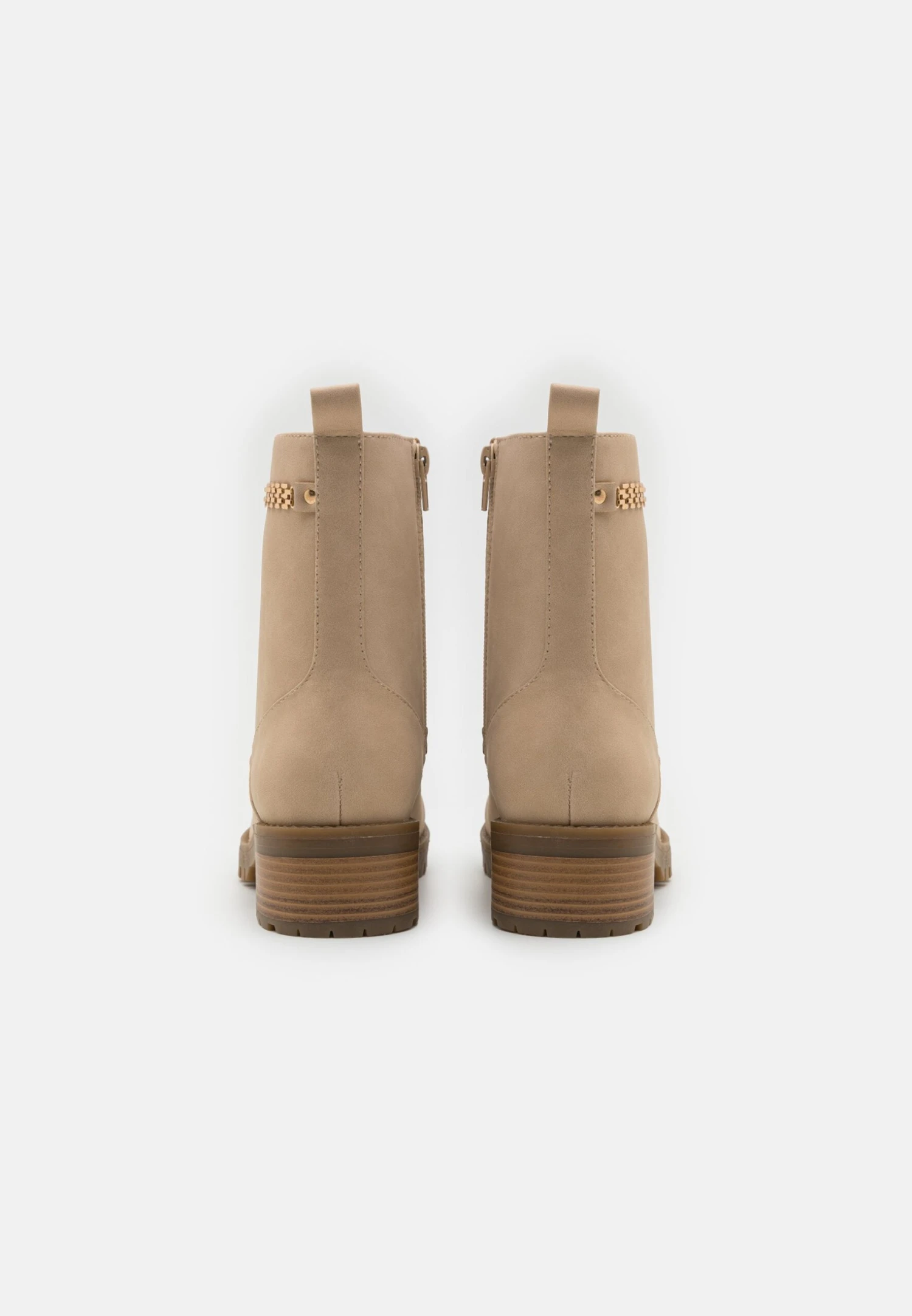 Veterboots - Beige 4 Veterboots - Beige - Afbeelding 4