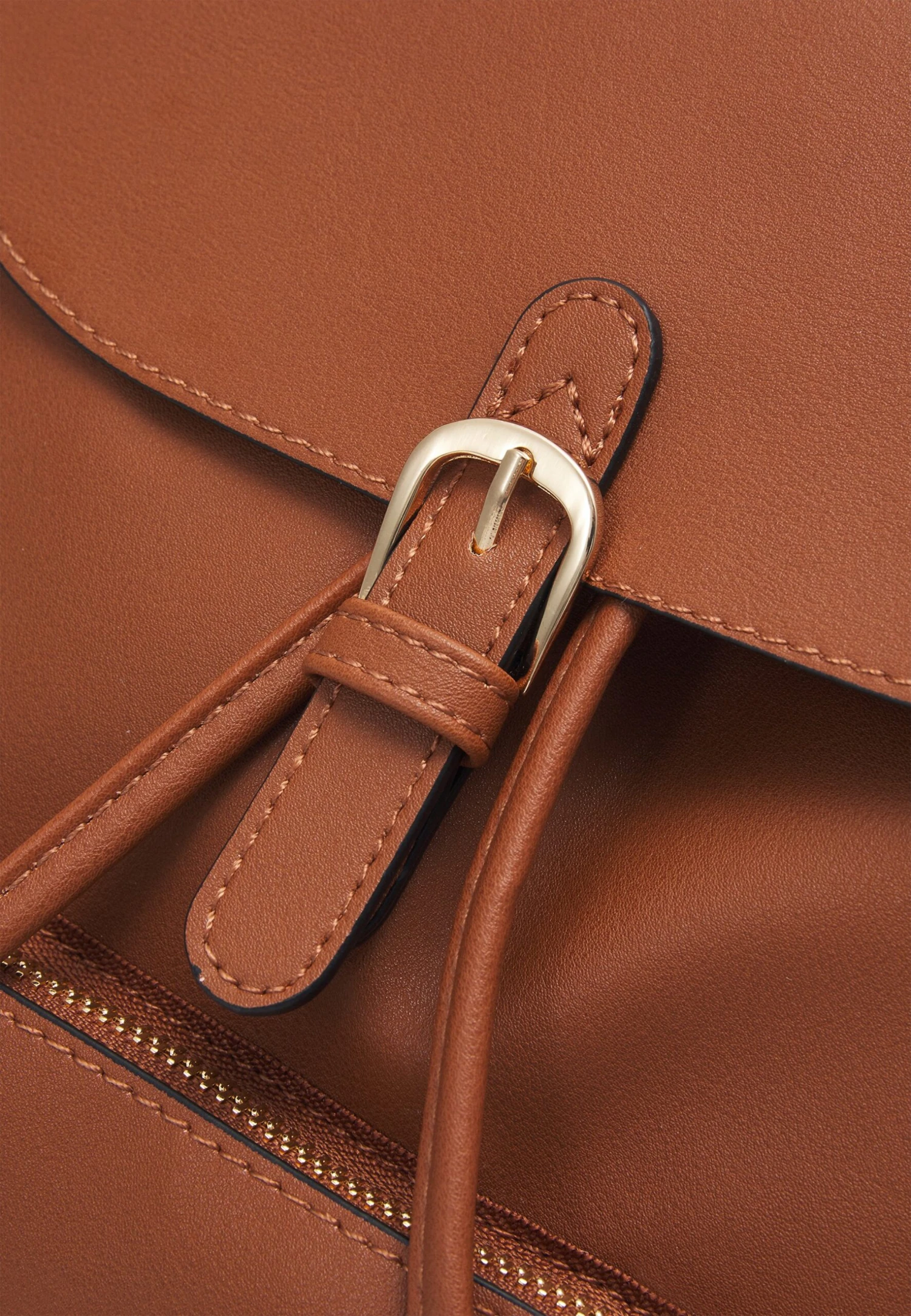 Anna Field Rugzak - Cognac 4 Anna Field Rugzak - Cognac - Afbeelding 4