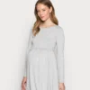 Nursing - Jersey Dress - Jerseyjurk - Grey