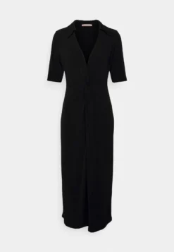 Center Front Knot Low Midi Dress - Jurk - Black -Anna Field 9684c8582a79449990c47c4f1845a762 scaled