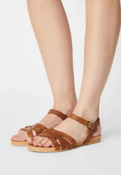 Leather - Sandalen - Cognac