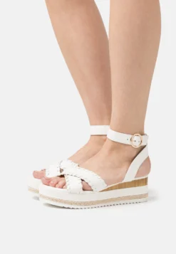 Anna Field Sandalen Met Plateauzool - White
