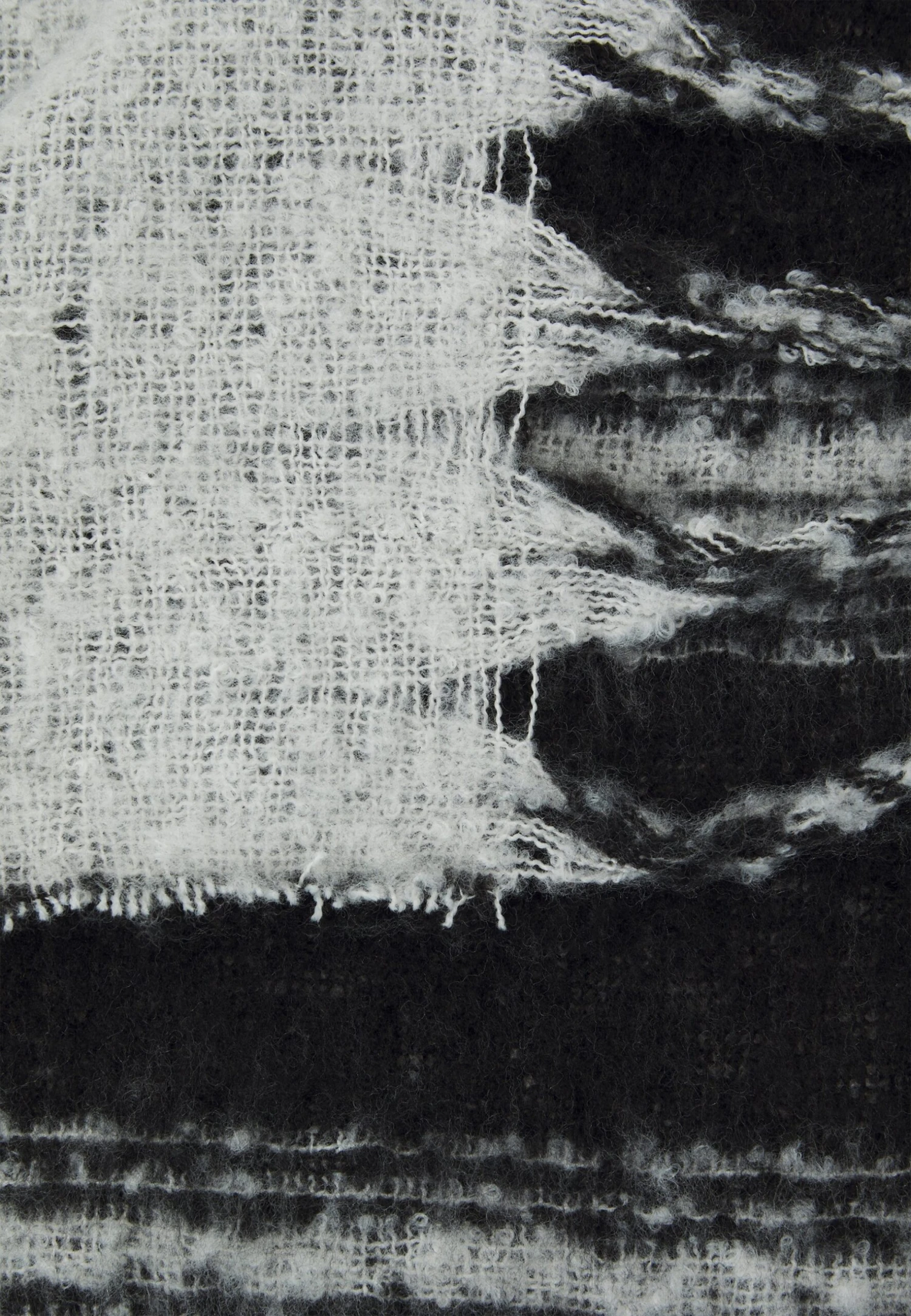 Anna Field Sjaal - Black/White 2 Anna Field Sjaal - Black/White - Afbeelding 2