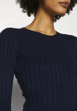 Anna Field Crew Ausschnitt Ripp Top Bodycon Mini Strickkleid - Etui-Jurk - Dark Blue -Anna Field a841eb6cc2af467ca5f262385ad1c508 scaled