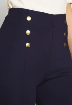 Anna Field Punto Leggings With Button Detail - Legging - Dark Blue -Anna Field a908d0371f5646e88ad7ea72361fb132 scaled