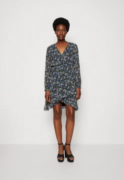 Anna Field Jurk - Black/Multi Coloured