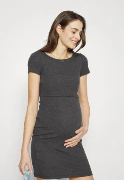 Short Sleeves- Jerseyjurk -Mottled Dark Grey -Anna Field c43c1acc53fa4f7aba38b9e5cc96a3b1 scaled