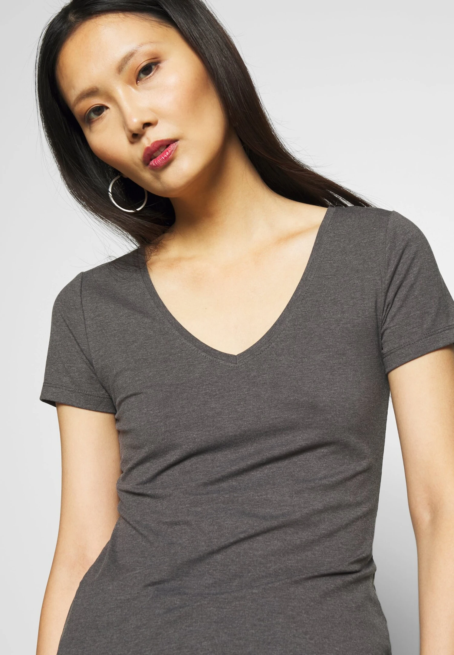 Anna Field 3 Pack - T-Shirt Basic - Black, White 5 Anna Field 3 Pack - T-Shirt Basic - Black, White - Afbeelding 5