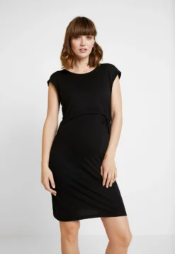 Nursing Jersey Dress - Jerseyjurk - Black