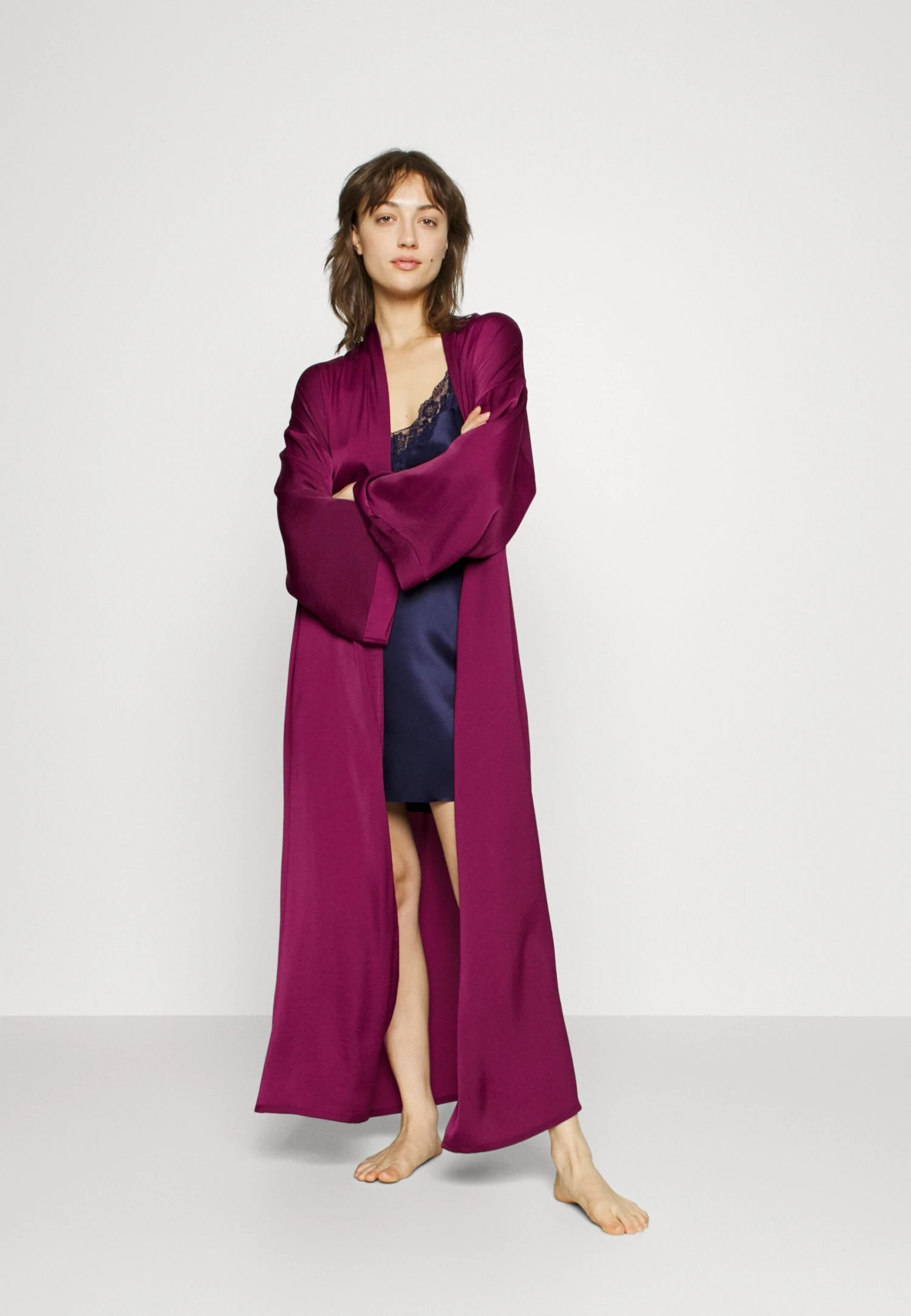 Anna Field Bridal Dressing Gown - Badjas - Purple 2 Anna Field Bridal Dressing Gown - Badjas - Purple - Afbeelding 2