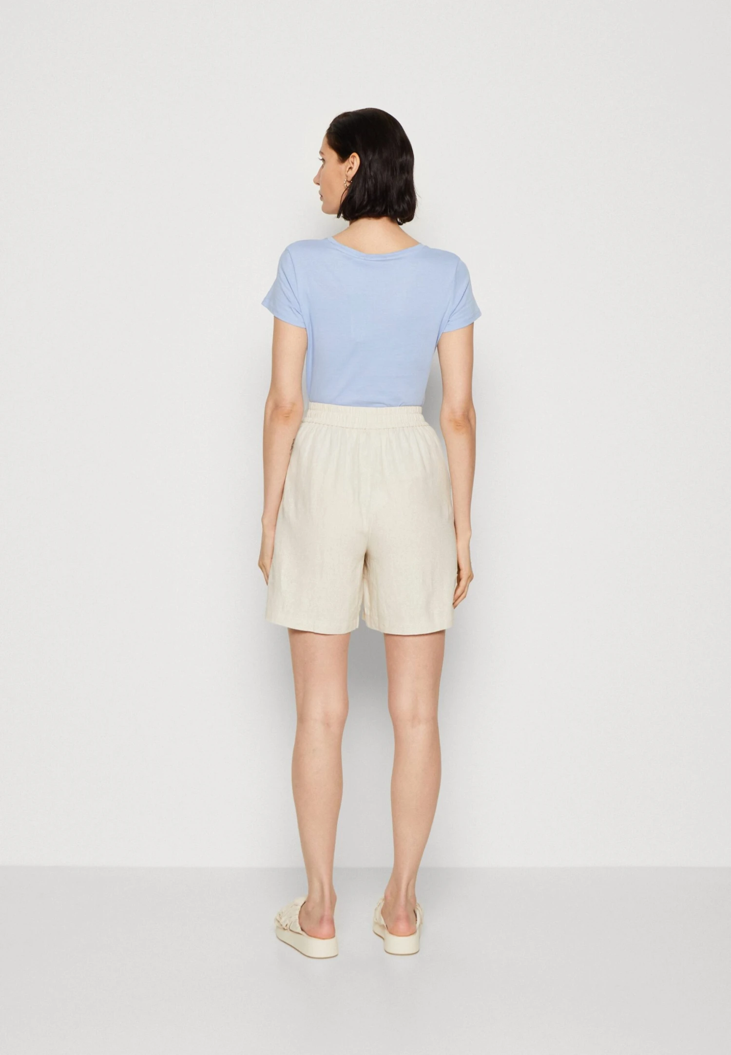 Anna Field Linen Mix - Shorts - Beige 3 Anna Field Linen Mix - Shorts - Beige - Afbeelding 3