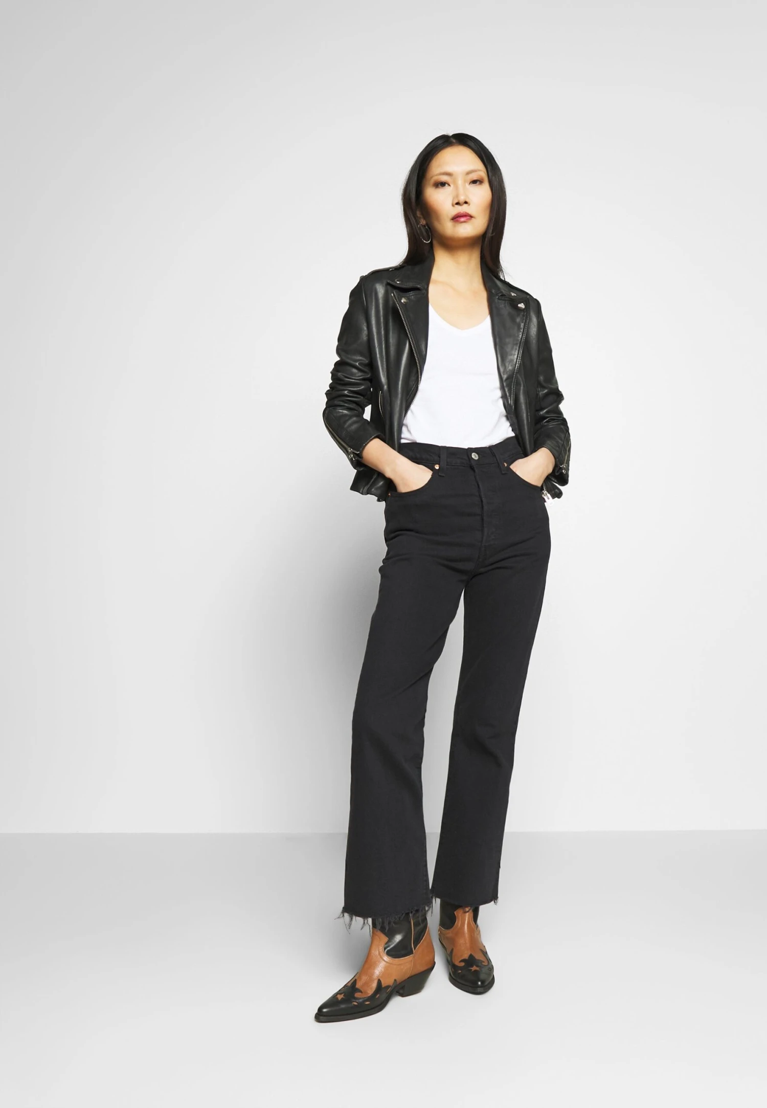 Anna Field 3 Pack - T-Shirt Basic - Black, White 2 Anna Field 3 Pack - T-Shirt Basic - Black, White - Afbeelding 2